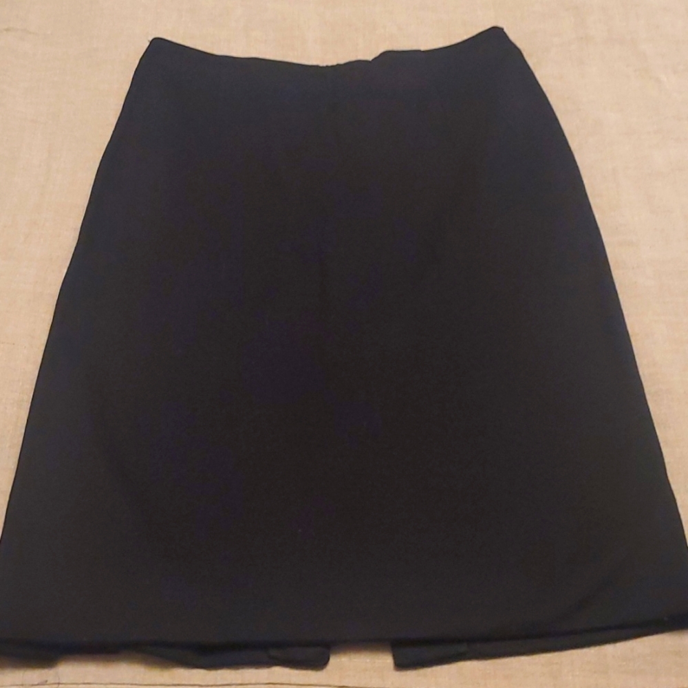 Vintage 2012 Prada Milano Black Pencil Skirt Women’s Italian Size 40 Office Chic